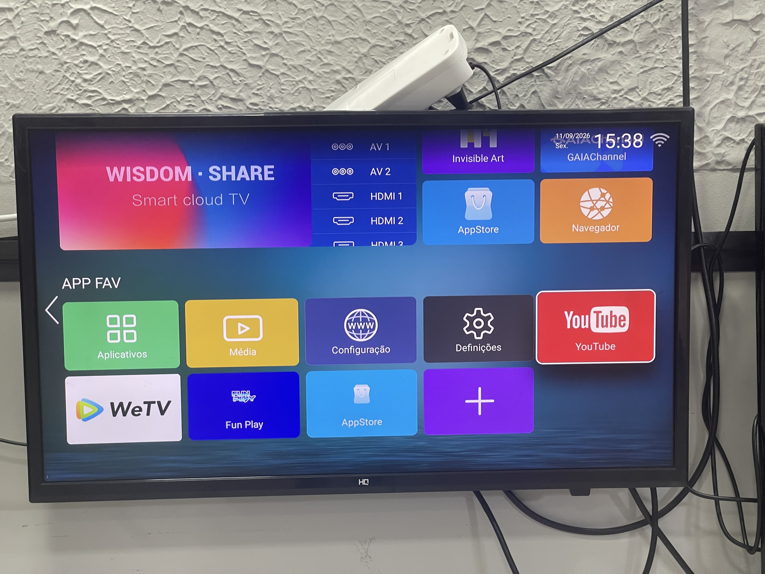 Tv HQ smart (só YouTube)