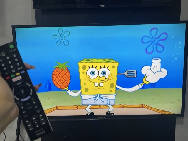 Tv Sony smart  (com detalhe)