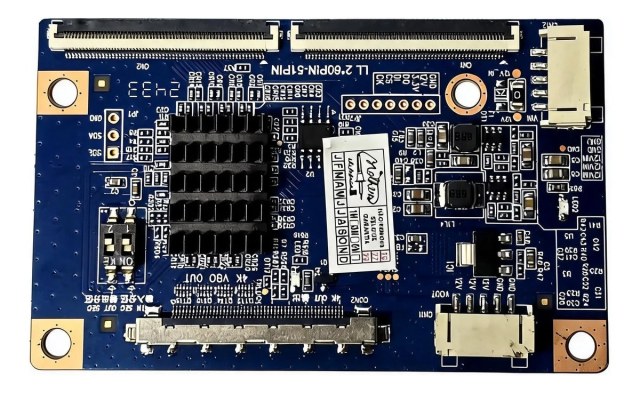 Adptador LVDS Tv LG 4k duble lvds corrige imagem dupla 60pin