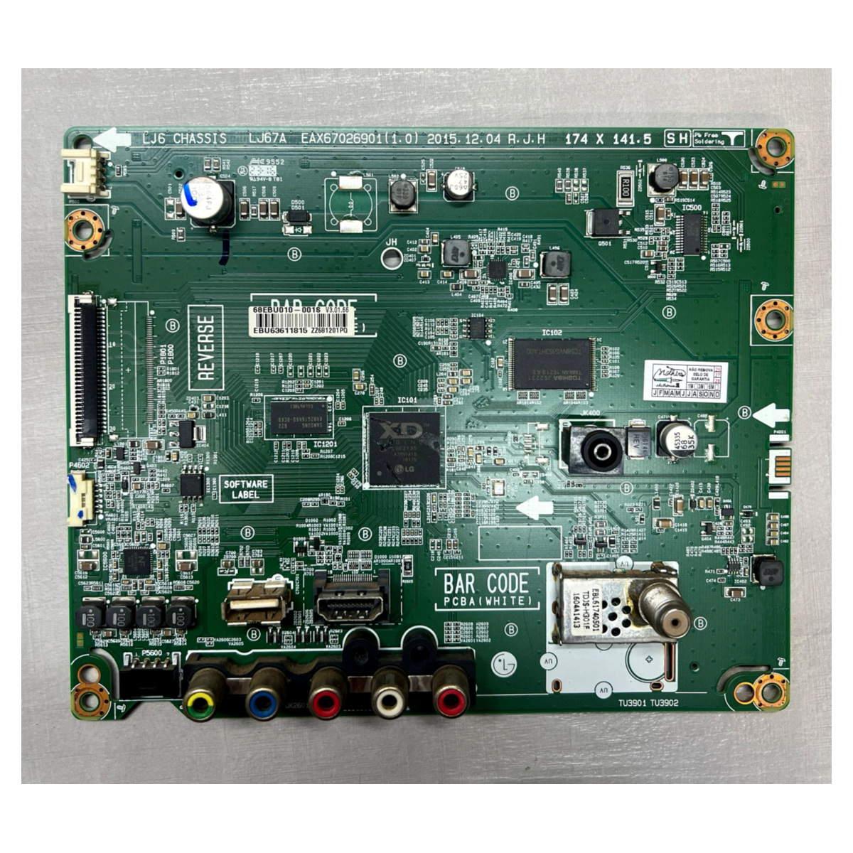 Placa Principal Tv 32lh515b Ebu63611815 eax67026901
