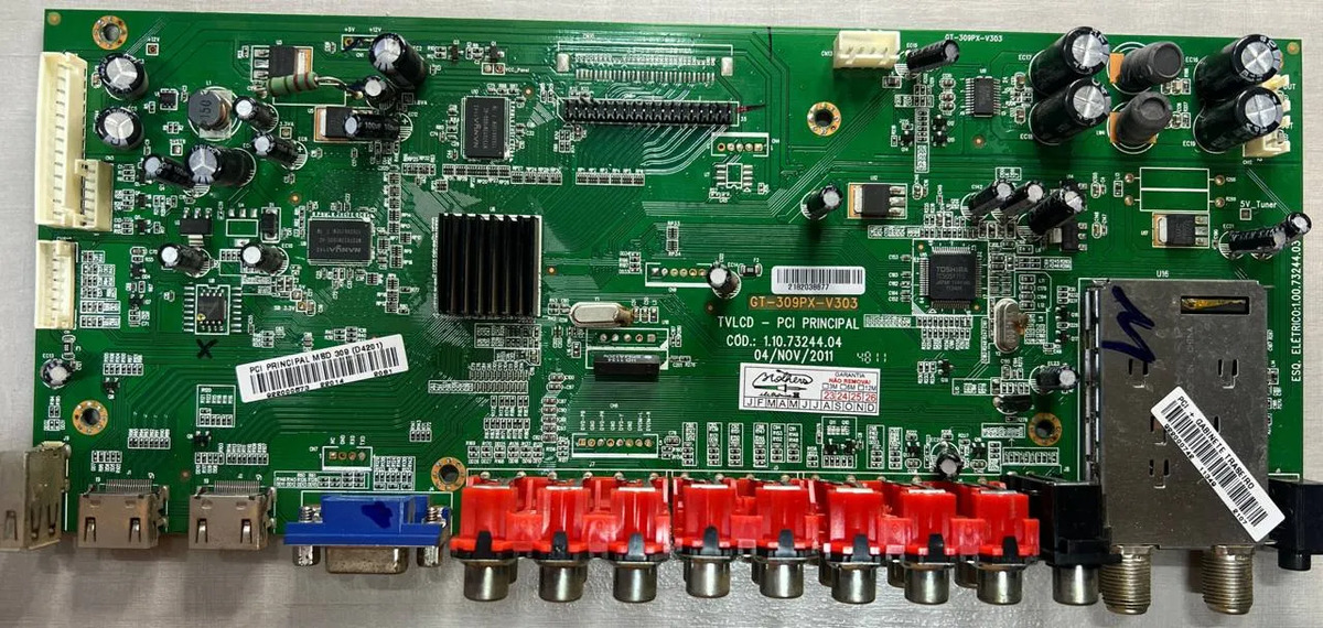 Placa Principal Tv Cce C4201 Gt-309px-v303 1.10.73244.04