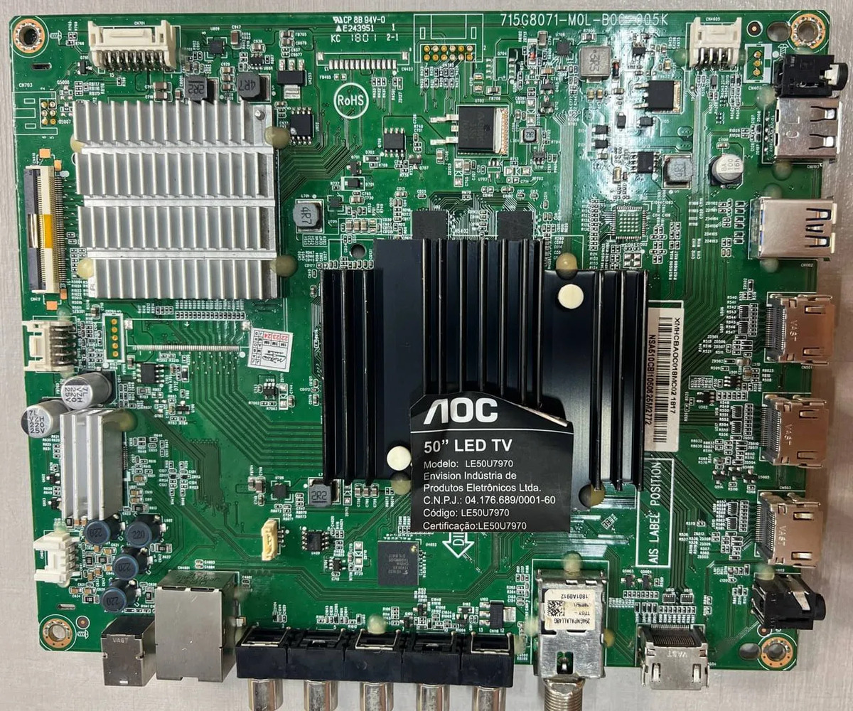 Placa Principal Aoc Le50u7970 715g8071-m0l-b00-005k