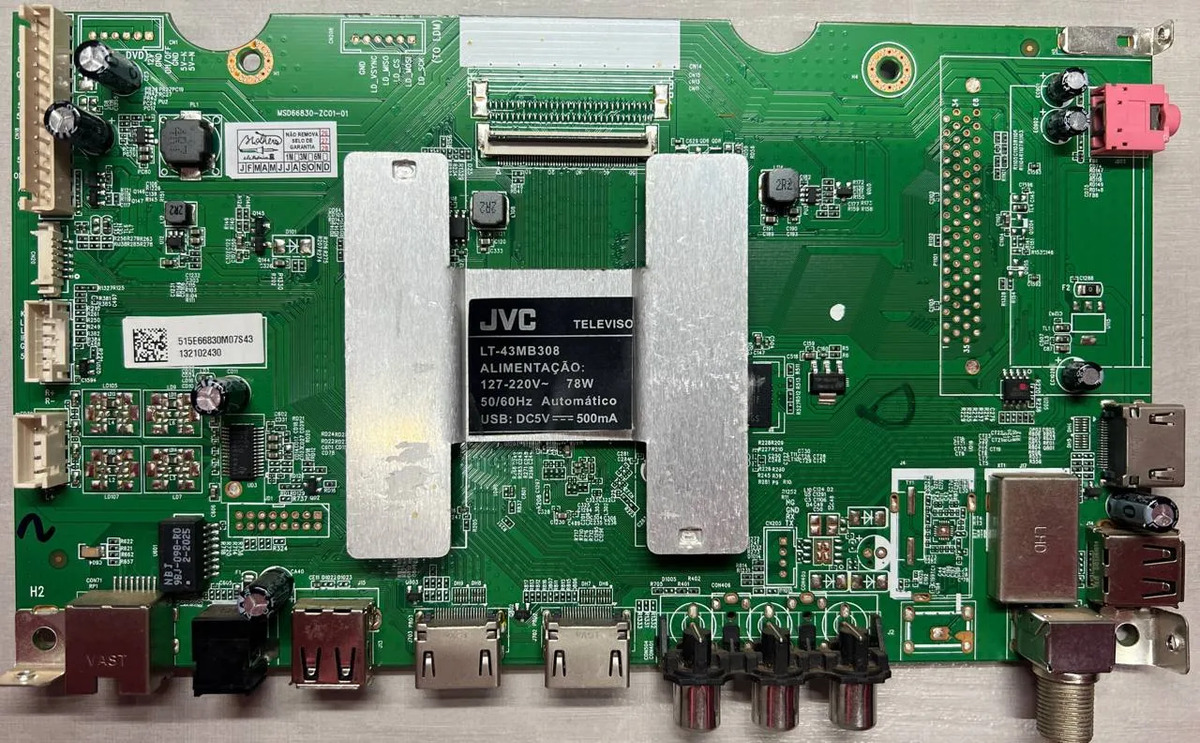 Placa Principal Jvc Lt-43mb308 - Msd66830-zc01-01