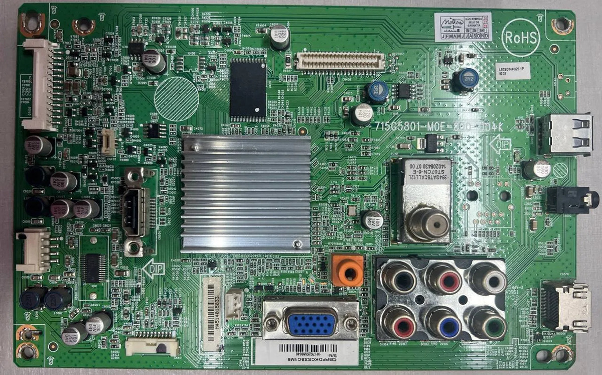 Placa Principal Para Tv Le32d1440/20 715g5801-m0e-000-004k