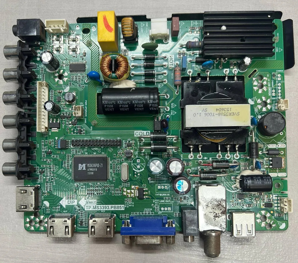 Placa Principal Tv Sate A-dt32m Tp.ms3393.pb851