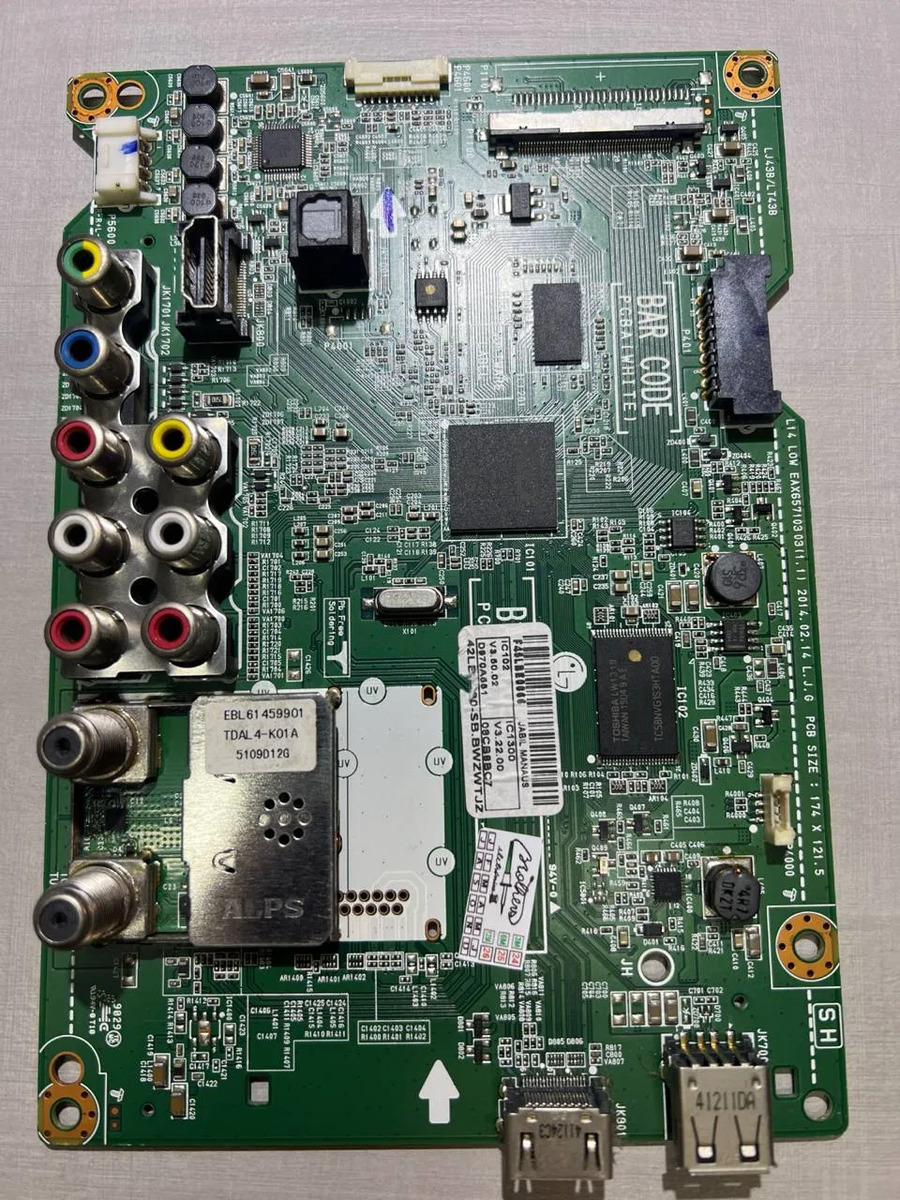Placa Principal Tv 49lb5500 Eax65710303