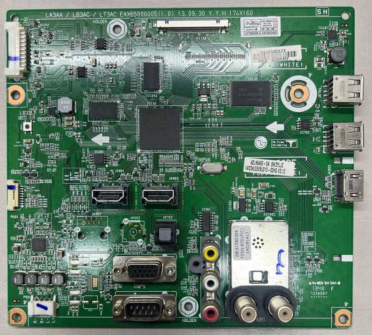 Placa Principal Tv 42ln549e Eax65000005(1.0)