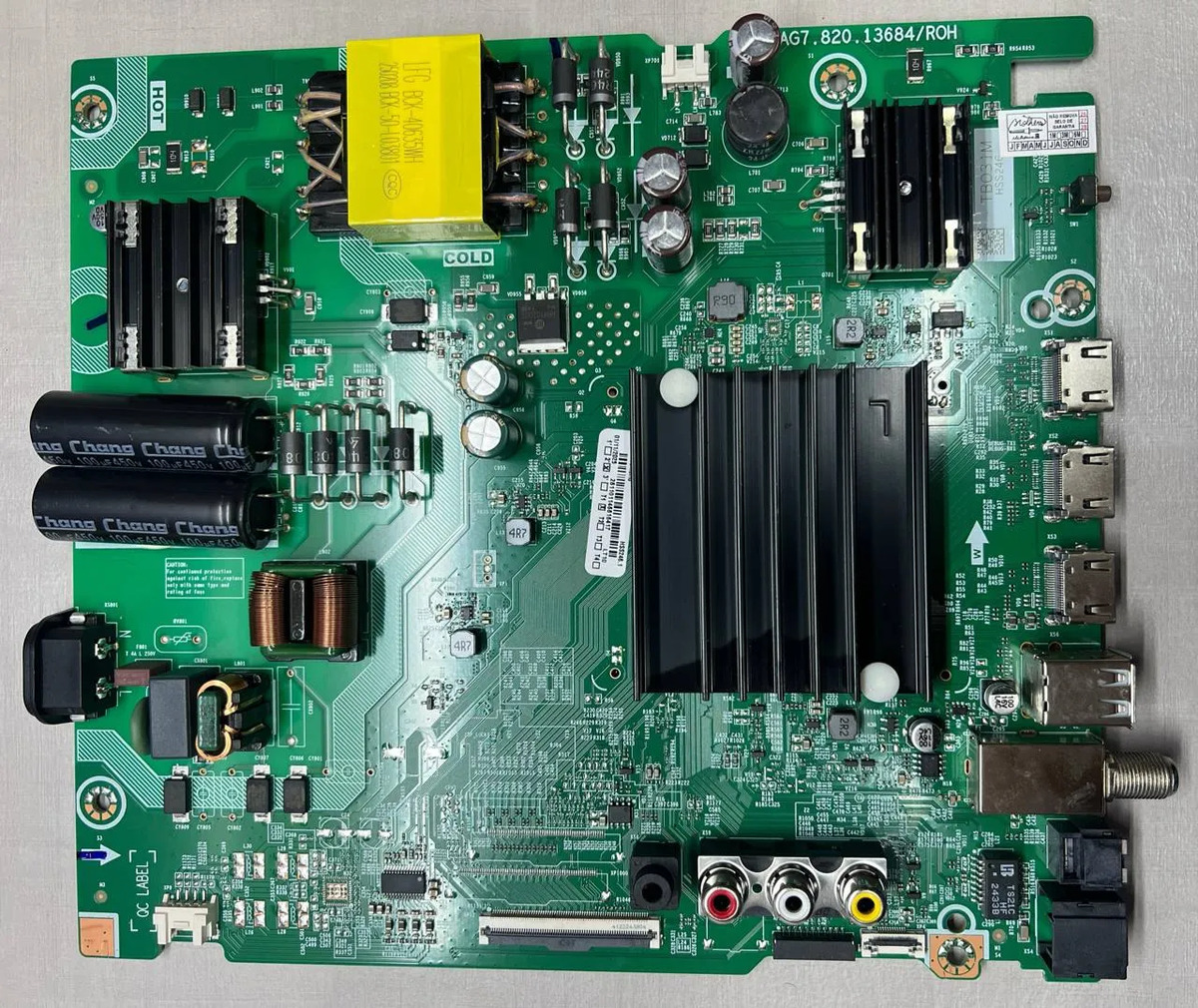 Placa Principal Toshiba 58c350ns Rsag7.820.13684/roh