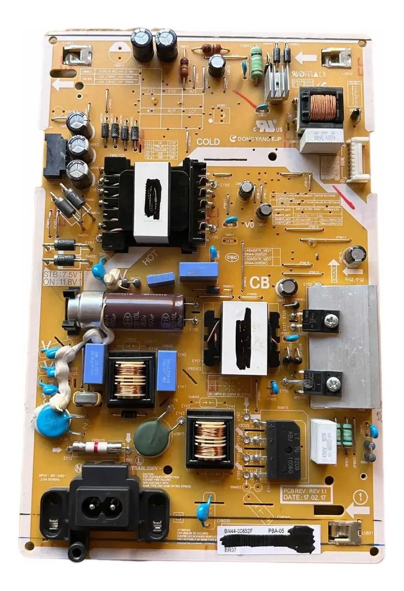 Placa Fonte Samsung Un40j5290ag Un43j5290ag Bn44-00852f