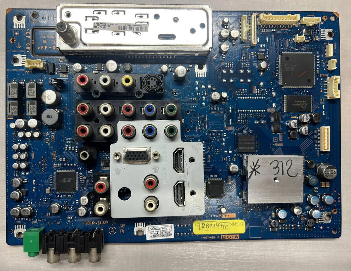Placa Principal Tv Sony Klv-26m400 1-877-699-113