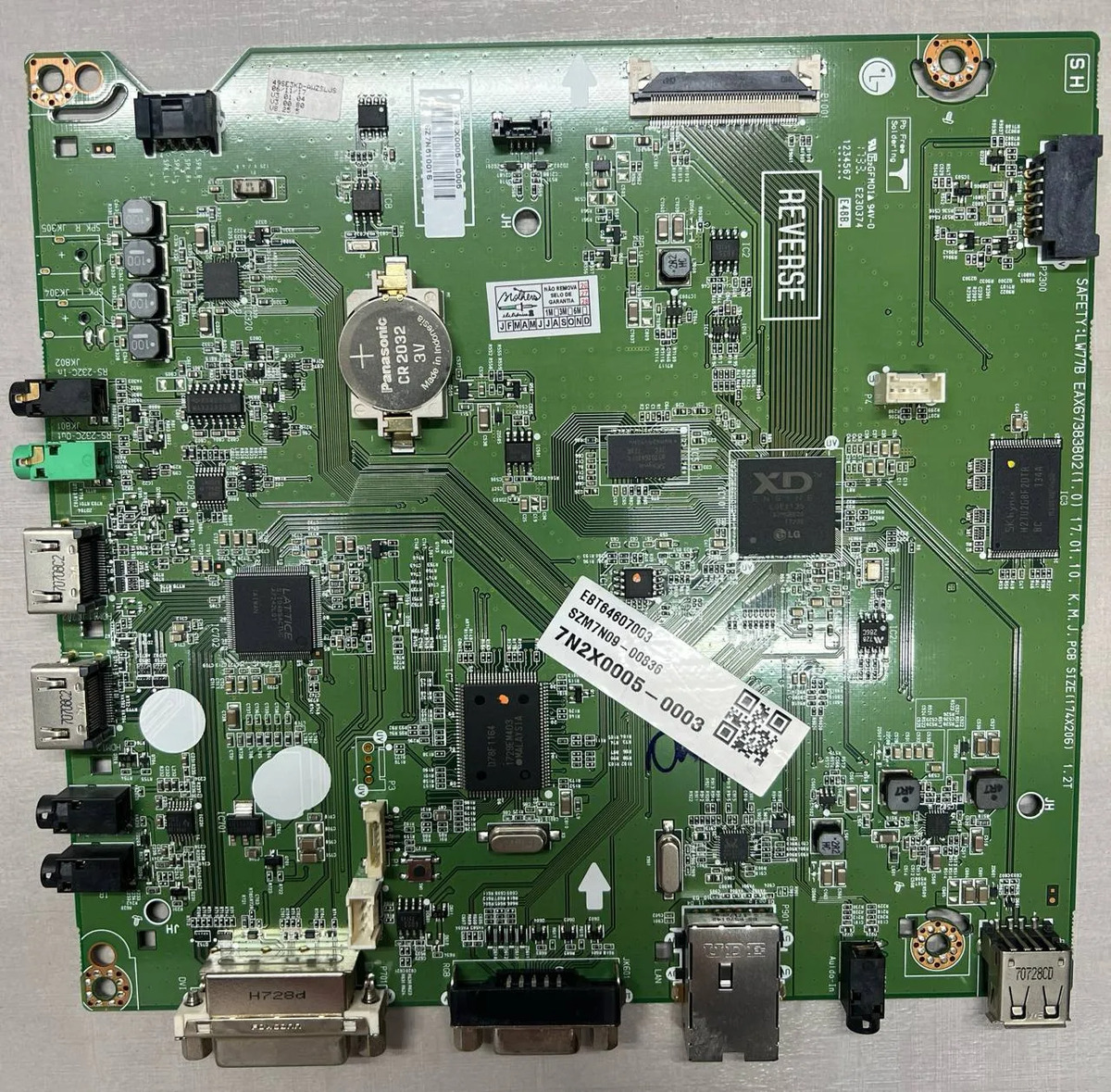 Placa Principal Monitor 49se3kd Eax67383802