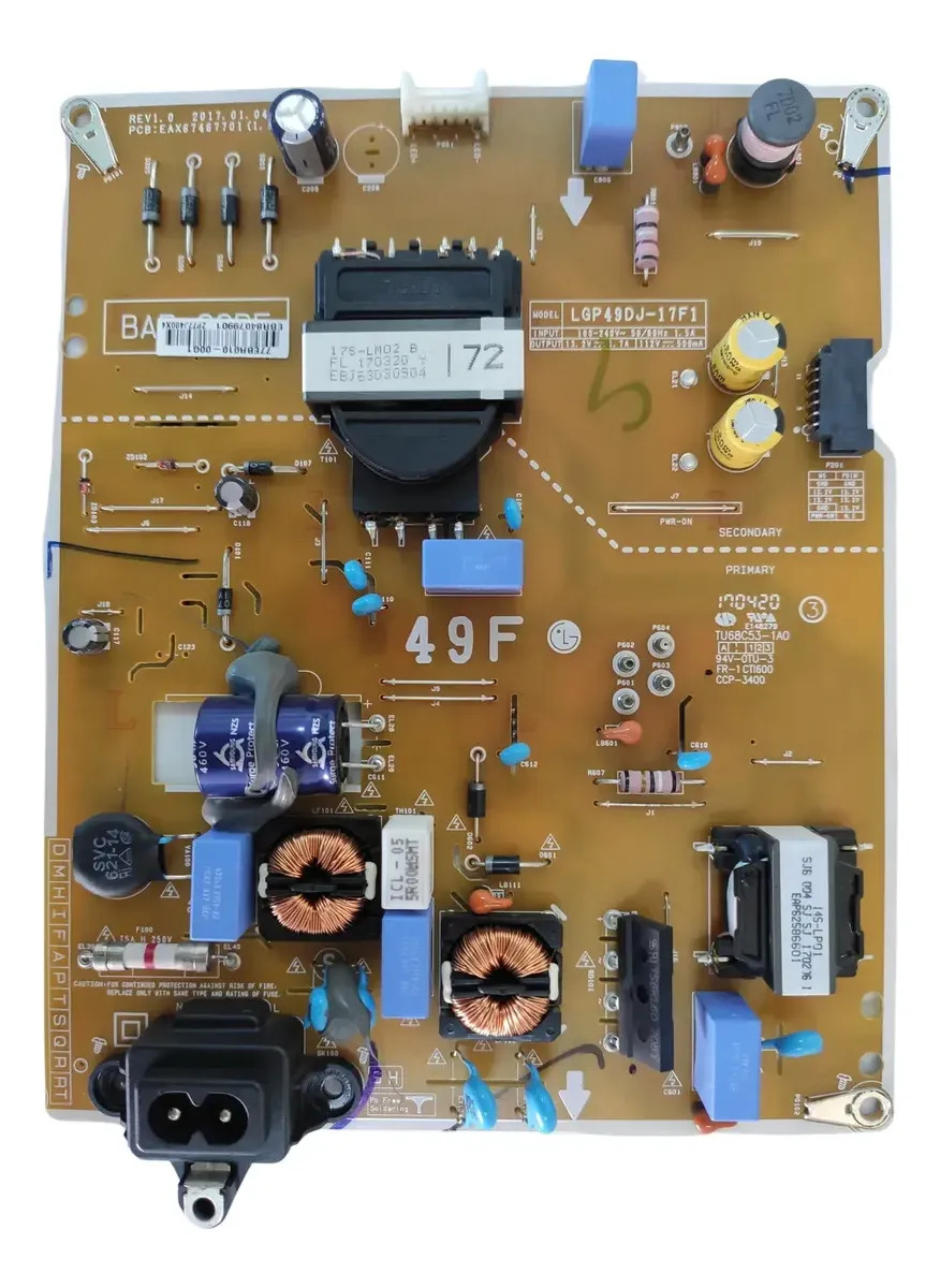 Placa Fonte Tv 49lj5500 49lj5550 49lk5700 Eax67467701