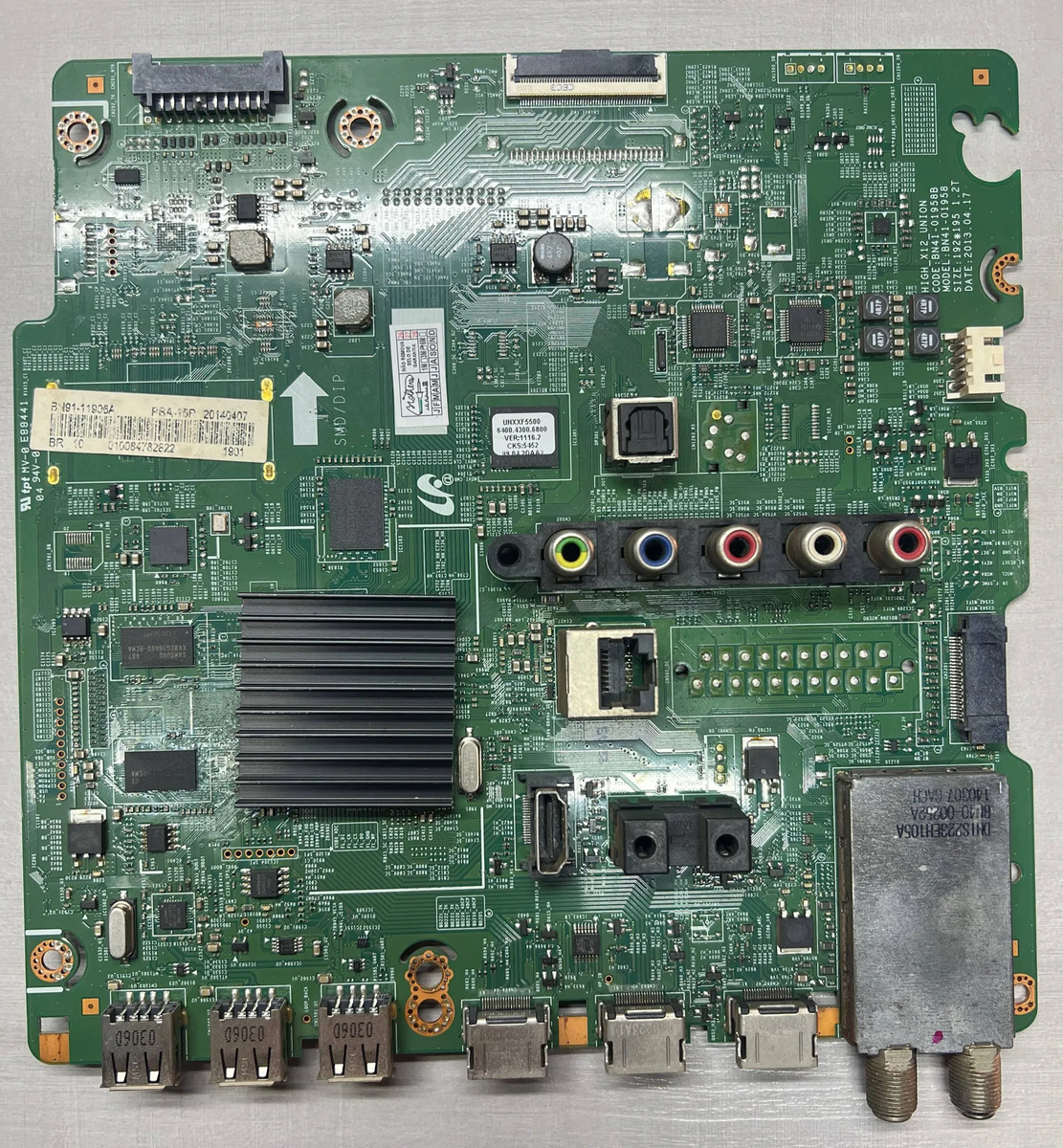 Placa Principal Samsung Un40f6400 Bn91-11906a
