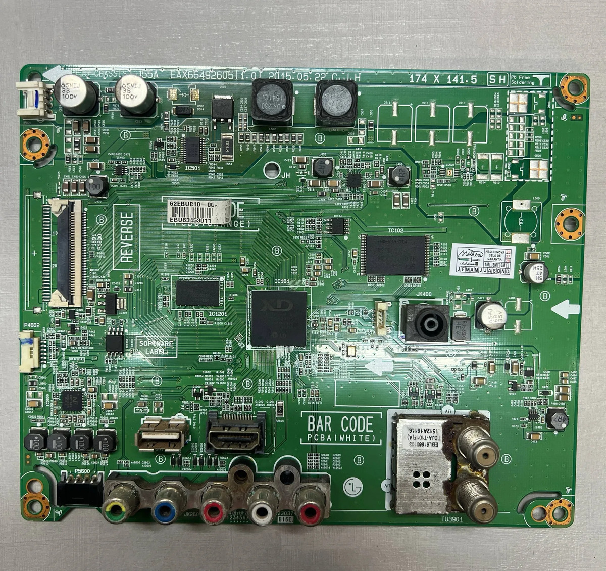 Placa Principal Tv 49lf5100 Eax66492605(1.0)