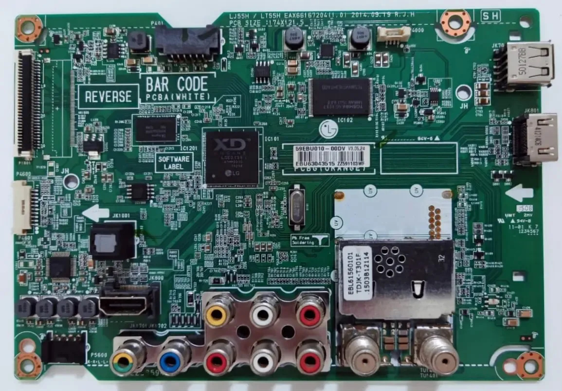 Placa Principal Tv 32lf550b Eax66167204